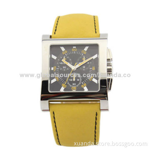 Stainless steel analog watches, 316L steel case, Japan Quartz movement, best gift for business man
